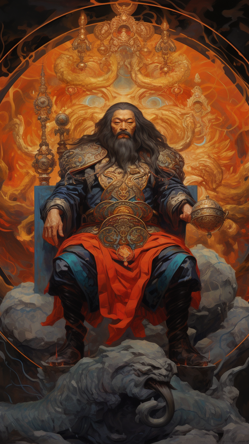 Gengis Khan assis sur son trône, entre mythe et réalité